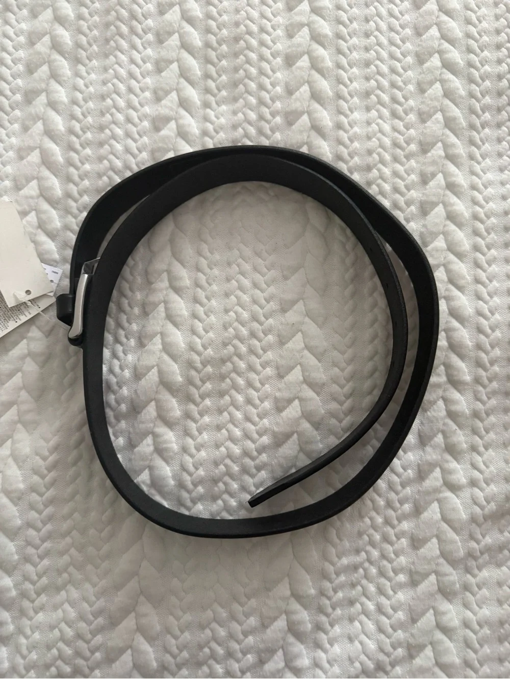GAP Black Smooth Leather Belt Length: 40